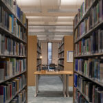 Book shelves in Main Library